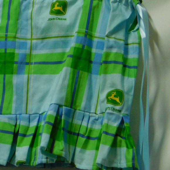 Homemade John Deer mini skirt with pleated flounce - Picture 2 of 7